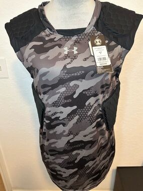 Under Armour Gameday Armour Pro 5 Pad Football Shirt Camo Compression XL NWT